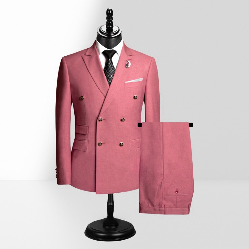 Men's   Two Button Salt & Pepper Tuxedo Suit main image 0