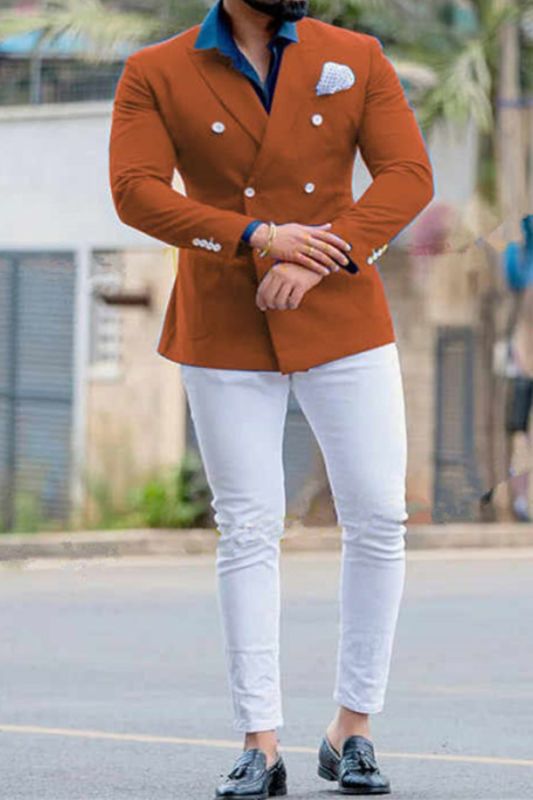 Juan Slim Fit Double Breasted Formal Mens Suit