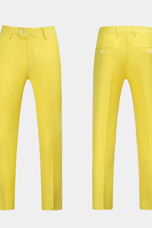 Mens Pale Yellow Suit Fabian Prom Suit Bradymensuit