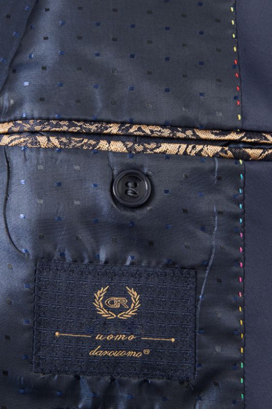 thumbnail interactive-video image 1 of Pbyoulna Men's Paisley Jacquard Tuxedo, One Button Shawl Lapel 1 of 9