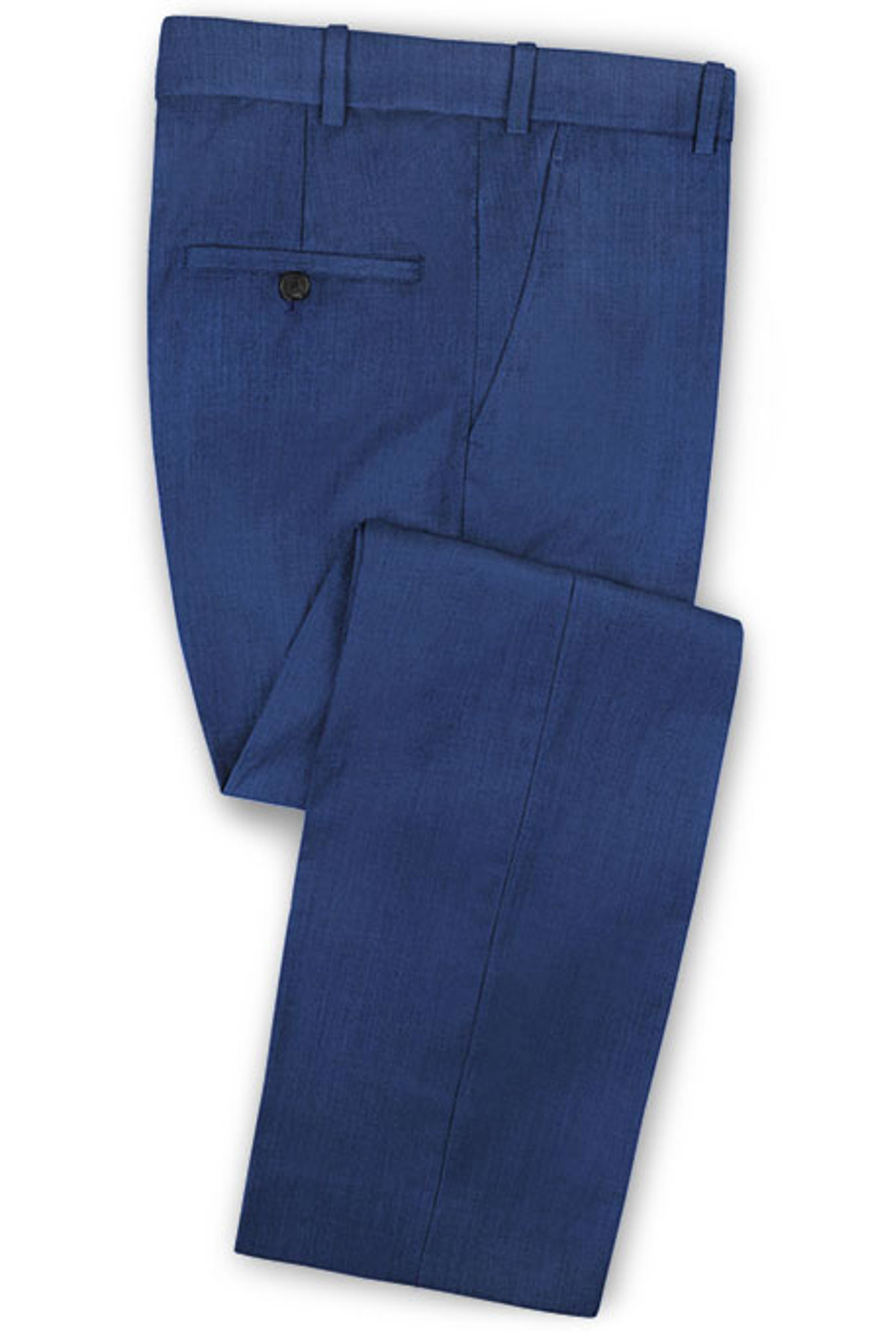 Royal Blue Men Business Suit Two Button Slim Fit Prom Men Blazer