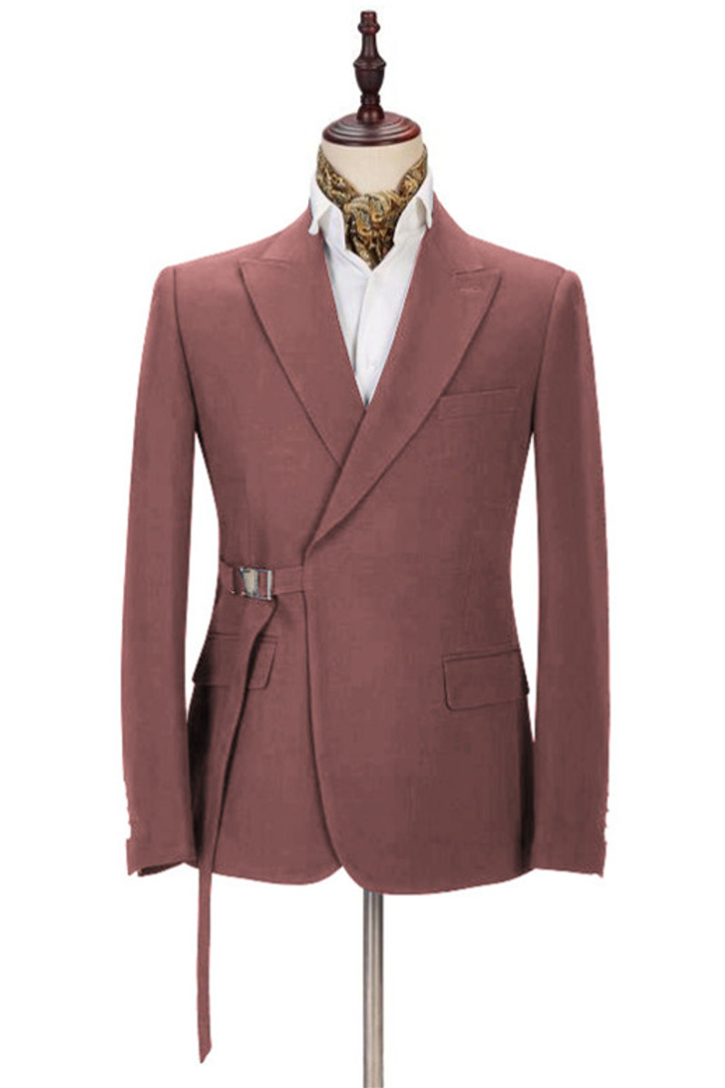 Sawyer Fashion Point Lapel Two Piece Men Prom Costume