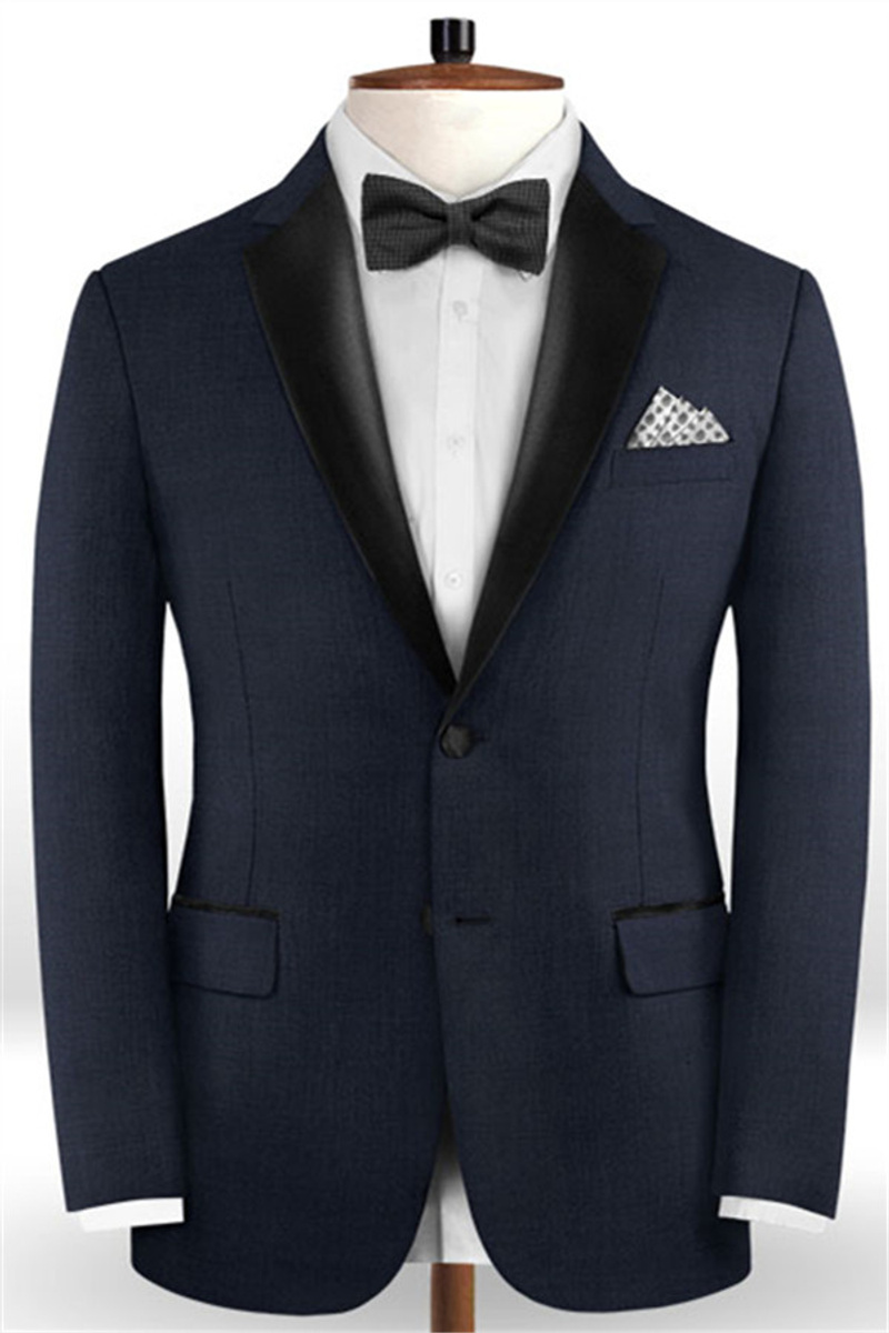 Dennis Simple Formal Business Men Suit Men Slim Fit Tuxedo