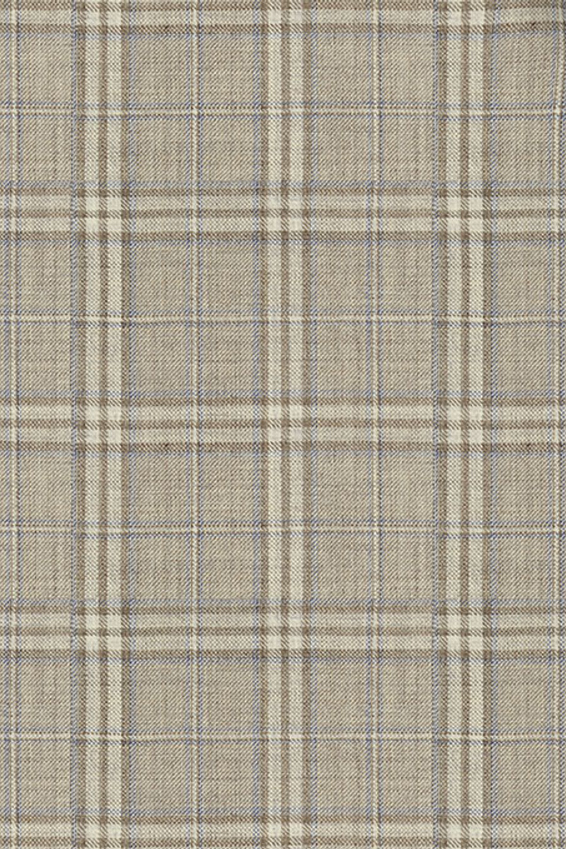 Khaki Check Two-Piece Tuxedo Fashion Slim Suits