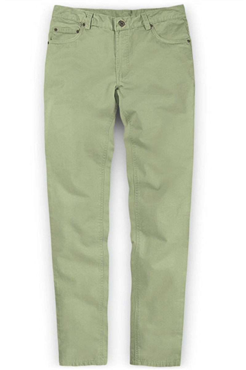 New Men Casual Pants Cotton Business Casual Pants