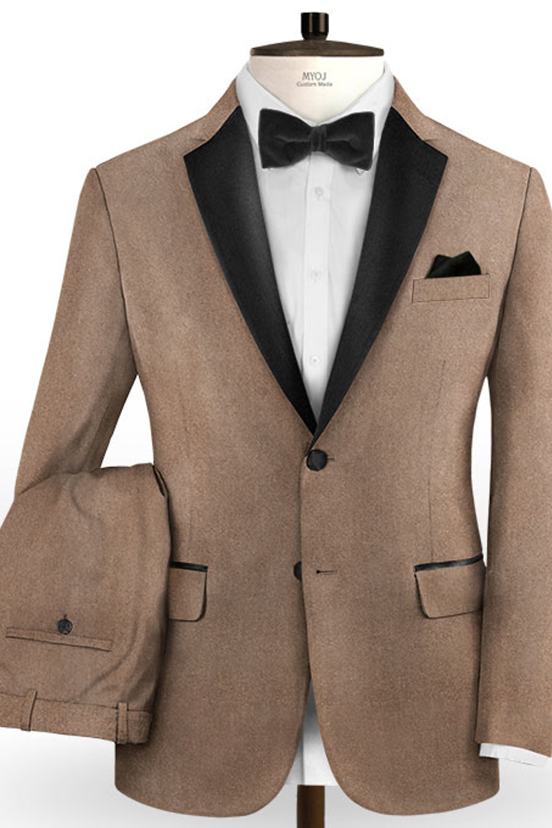Fashion Men Suits Formal Business Office Custom Two Piece Tuxedos
