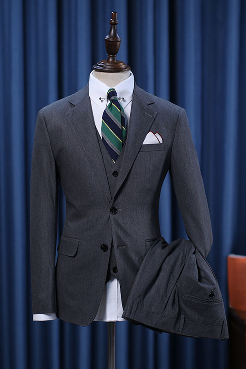 Jeremy Formal Three Piece Slim Fit Tailored Business Suit