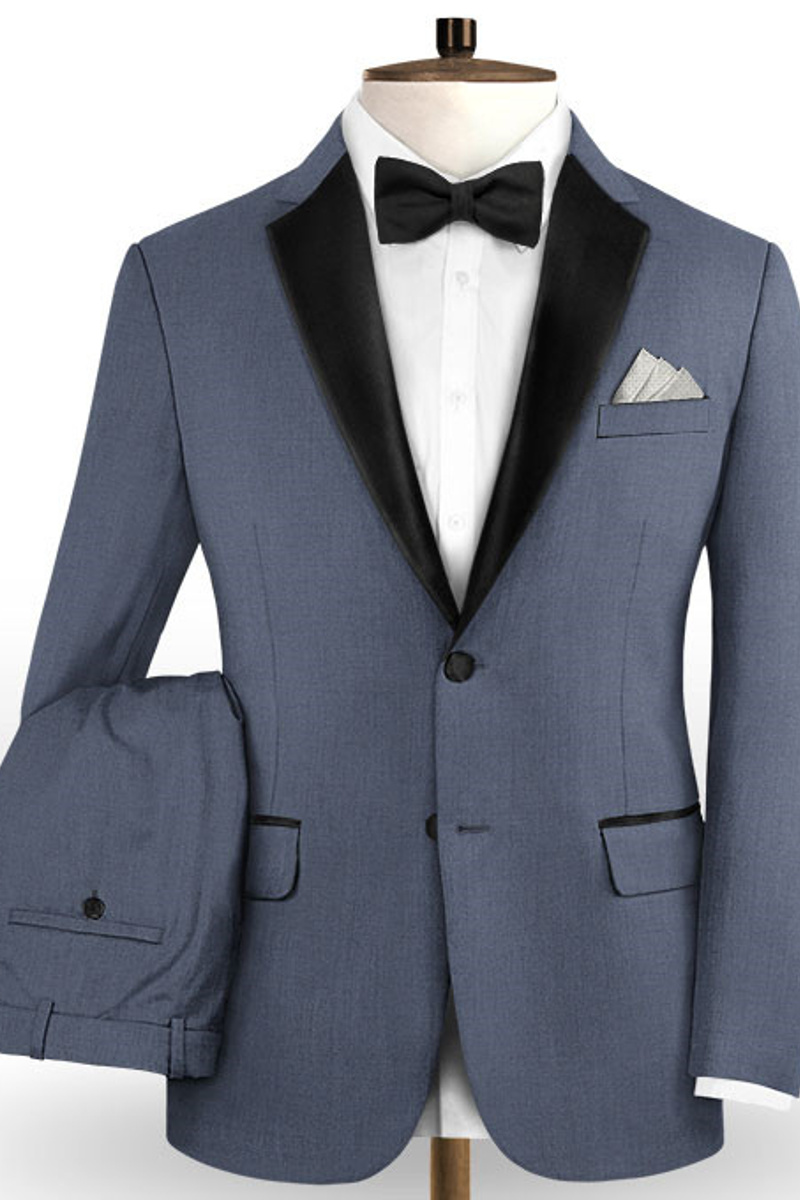 Grey Slim Fit Men Suit Online Formal Business Tuxedo