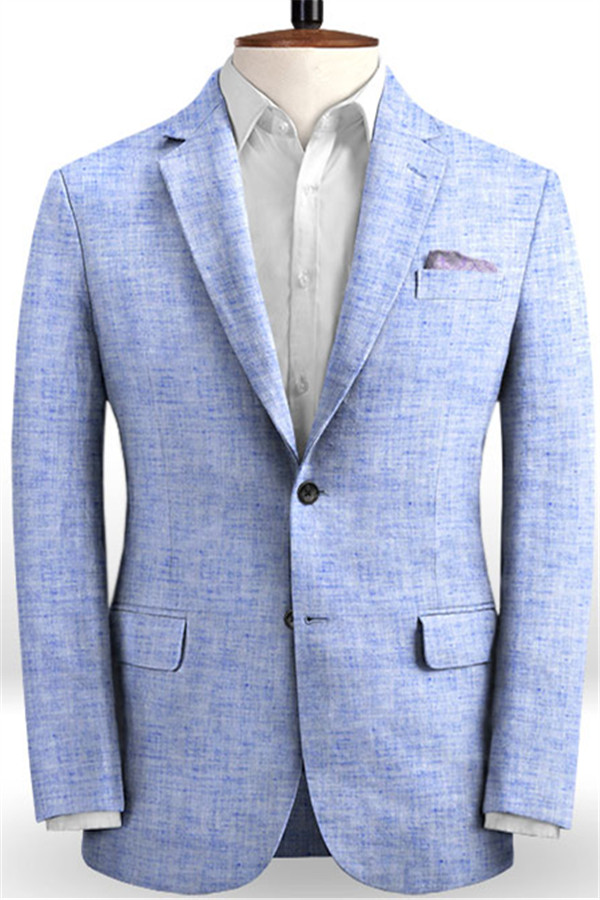 Blue Summer Groom Suits Online Prom Tuxedos