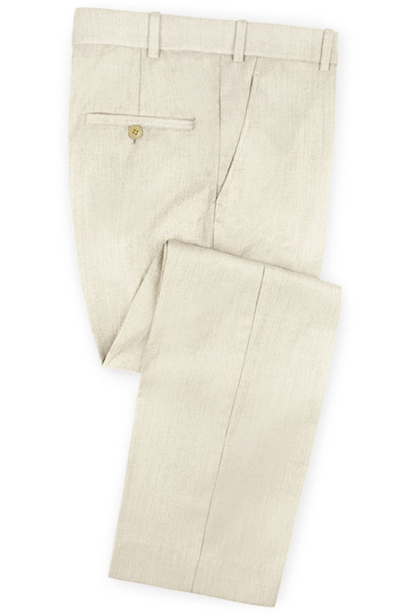 Off White Business Men Suits Men Custom Classic Wedding Suits