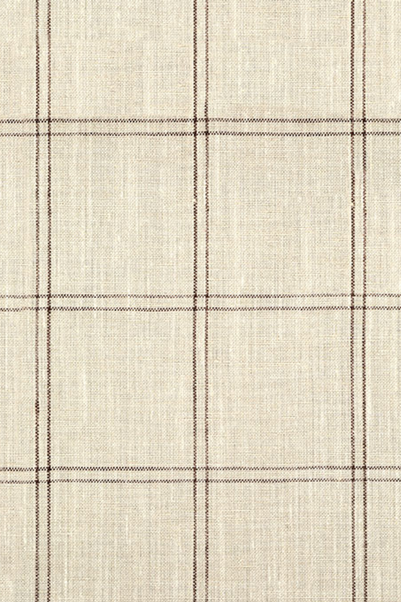 Light Champagne Check Linen Tuxedo Fashion Two-Piece Notched Lapel Suit