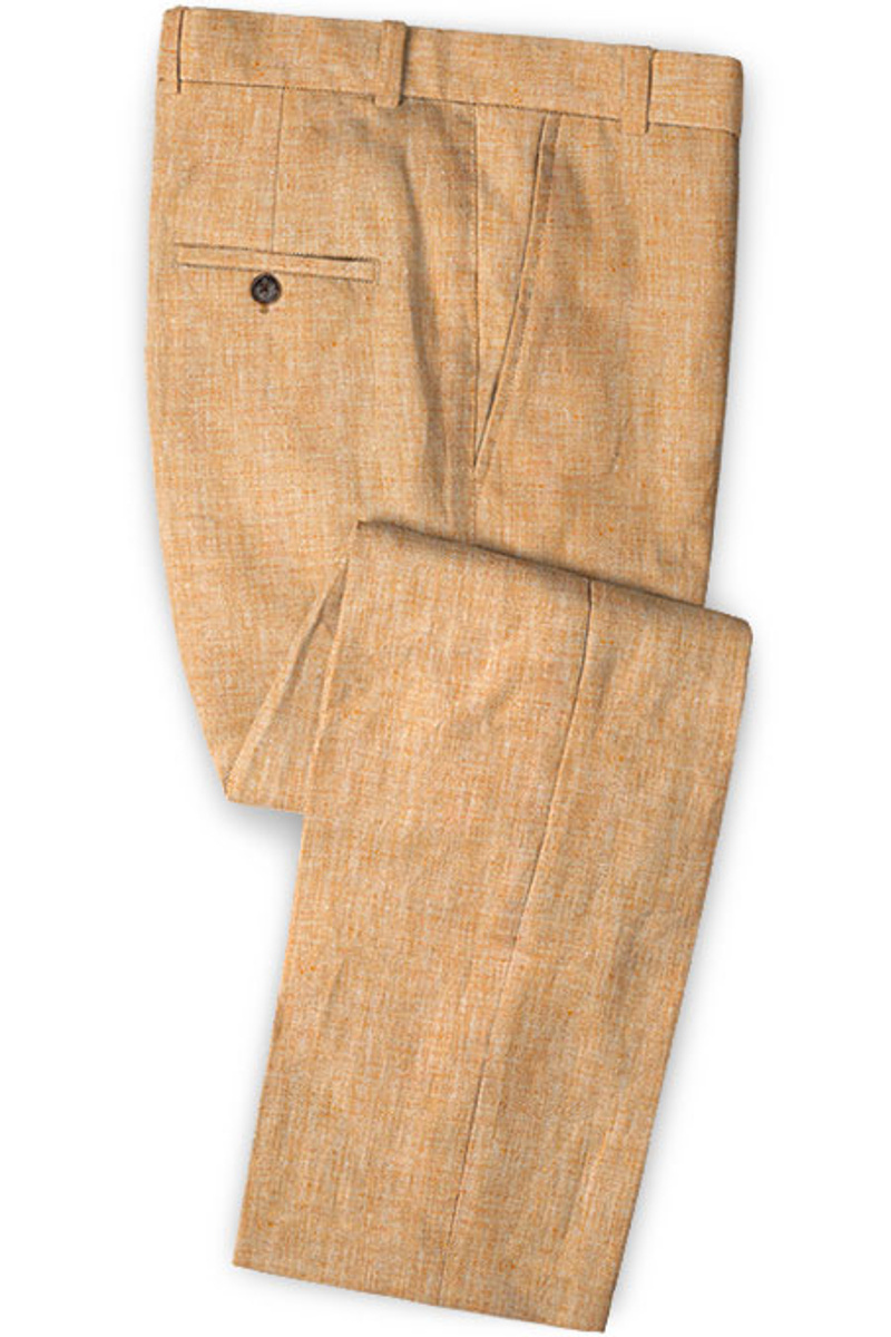 Casual Beach Linen Prom Suit Two-Piece Blazer Tuxedo