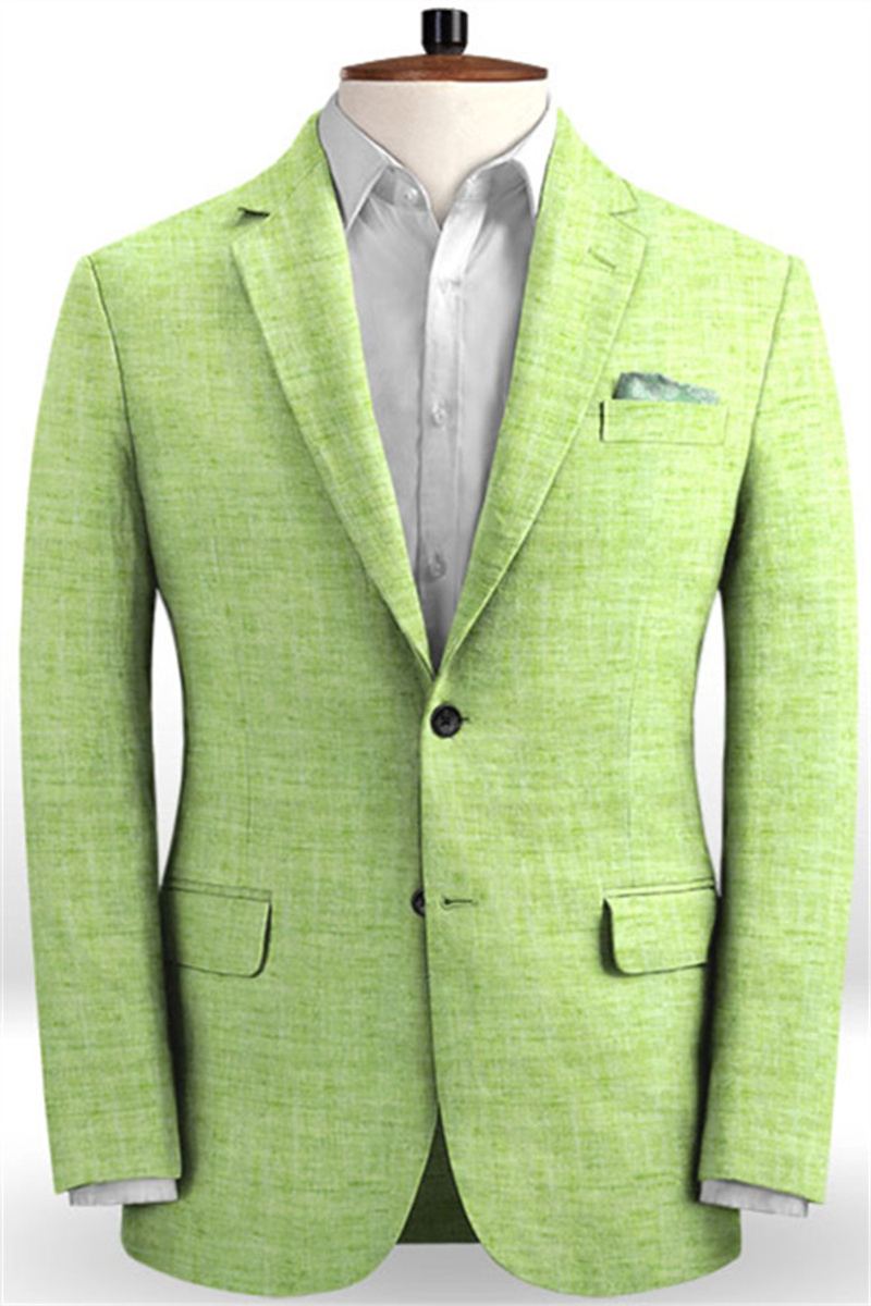Cool Fashion Linen Suit Attractive Prom Tuxedo Casual Style