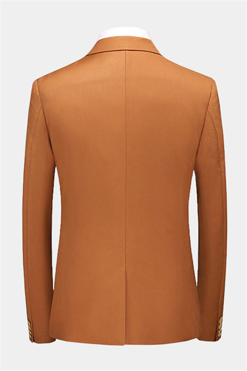 Classic Burnt Orange Three-Piece Suit Suits for Sale