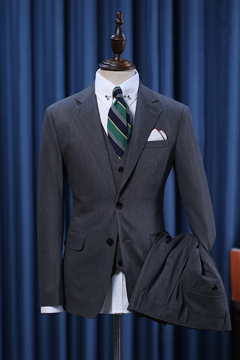 Jeremy Formal Three Piece Slim Fit Tailored Business Suit