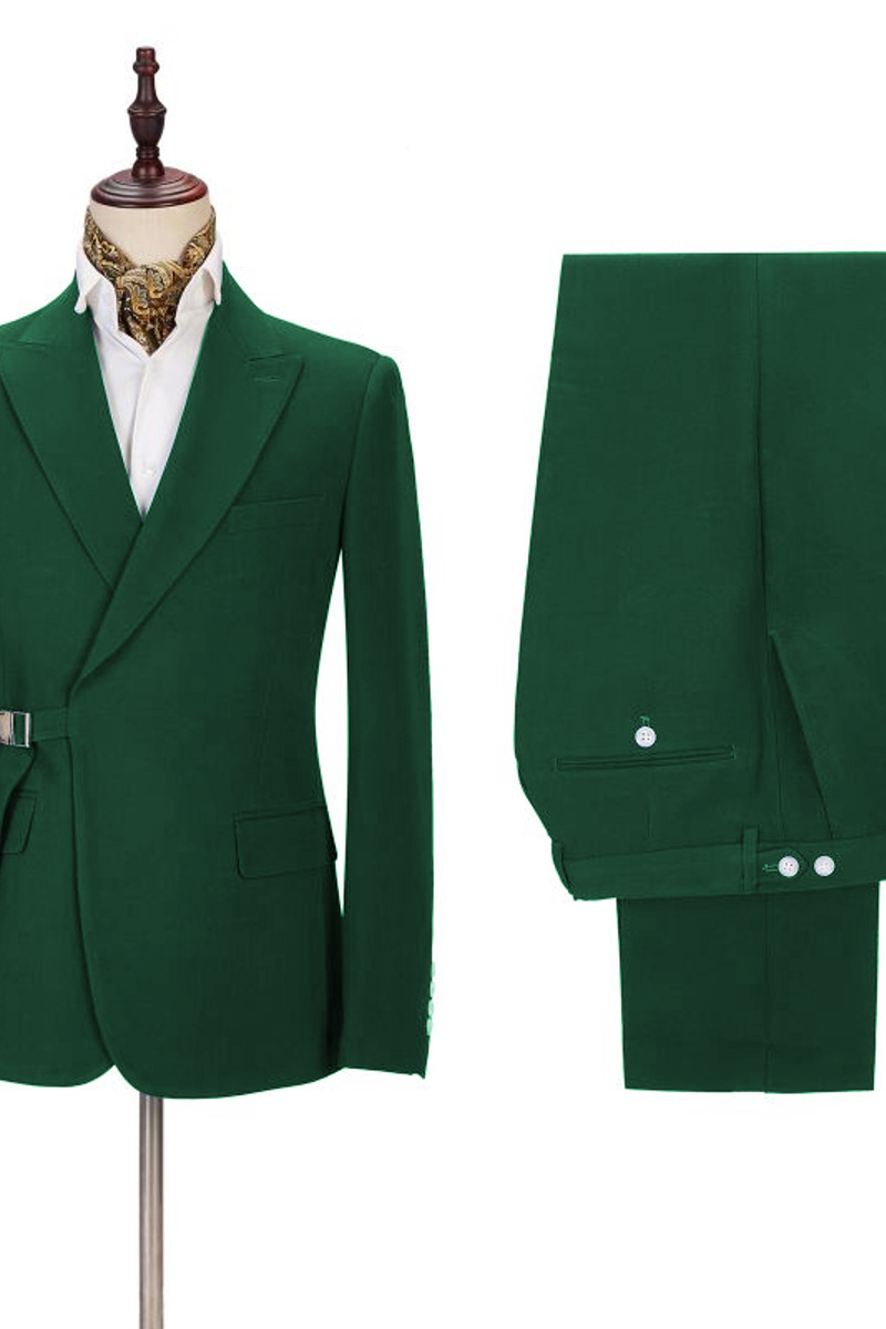 Tucker Hunter Green Slim Fit Handsome Men Suit Online Prom