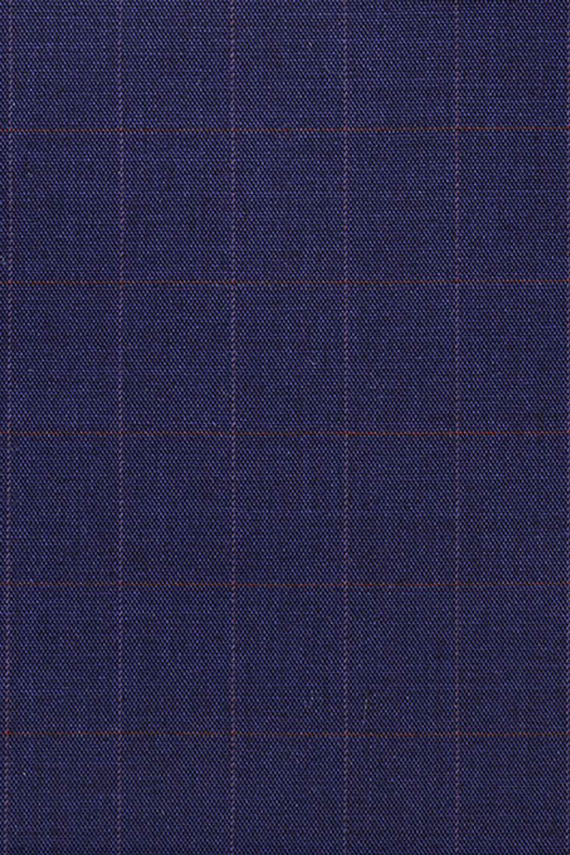 Navy Business Plaid Suit Classic Wedding Tuxedo