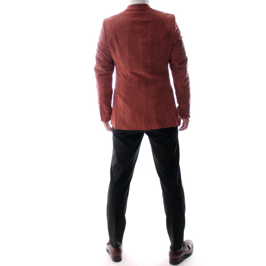 Modern Fashion Brown Stripe Peak Lapel Double-Breasted Prom Suit