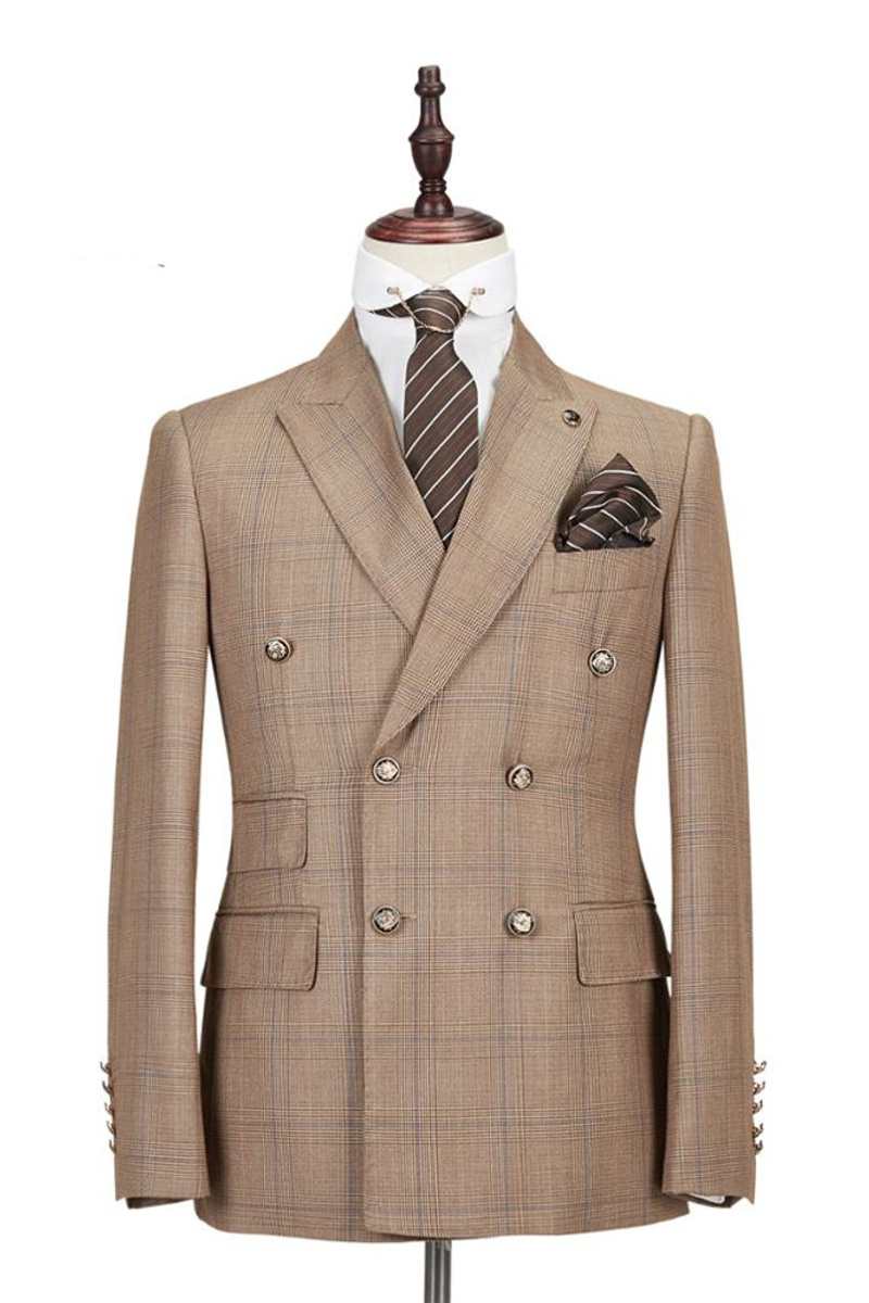 Rylan Double-Breasted Point Lapel Fashion Business Suit