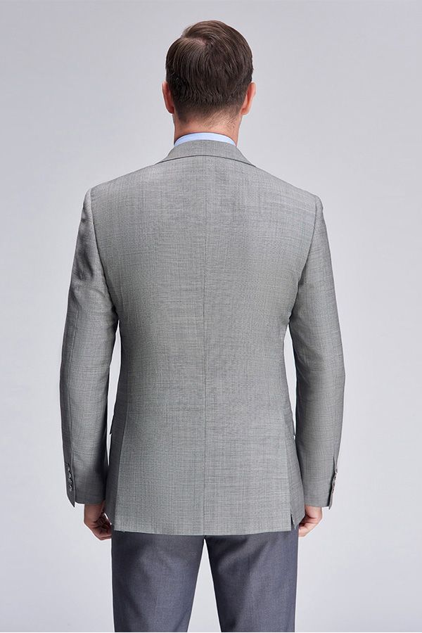Men Classic Grey Slim Fit Blazer