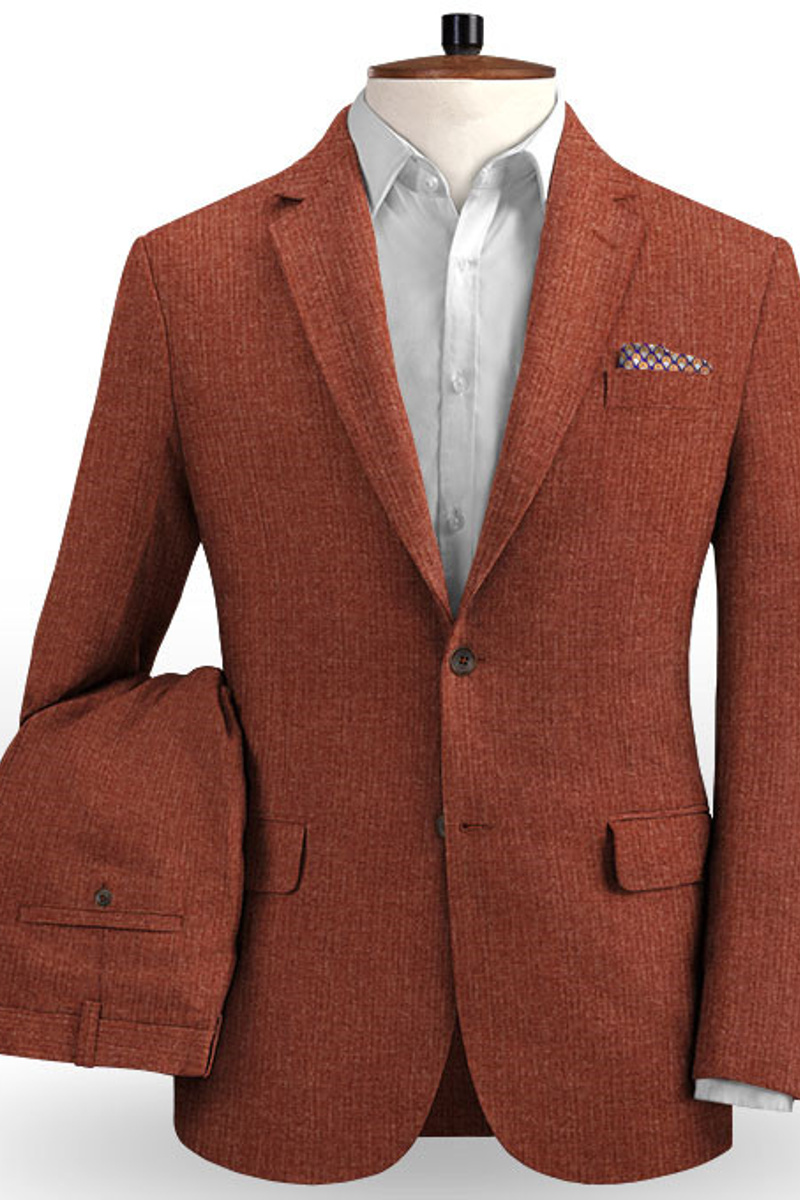 Fashion Prom Two-Piece Suit Linen Summer Party Evening Suit