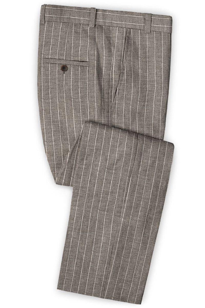 Trendy Striped Slim Fit Suits Online Two-Piece Business Tuxedos
