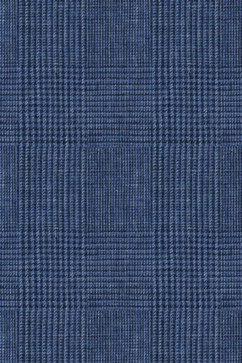 Keaton Navy Linen Business Tuxedo Slim Fit Two-Piece Suit