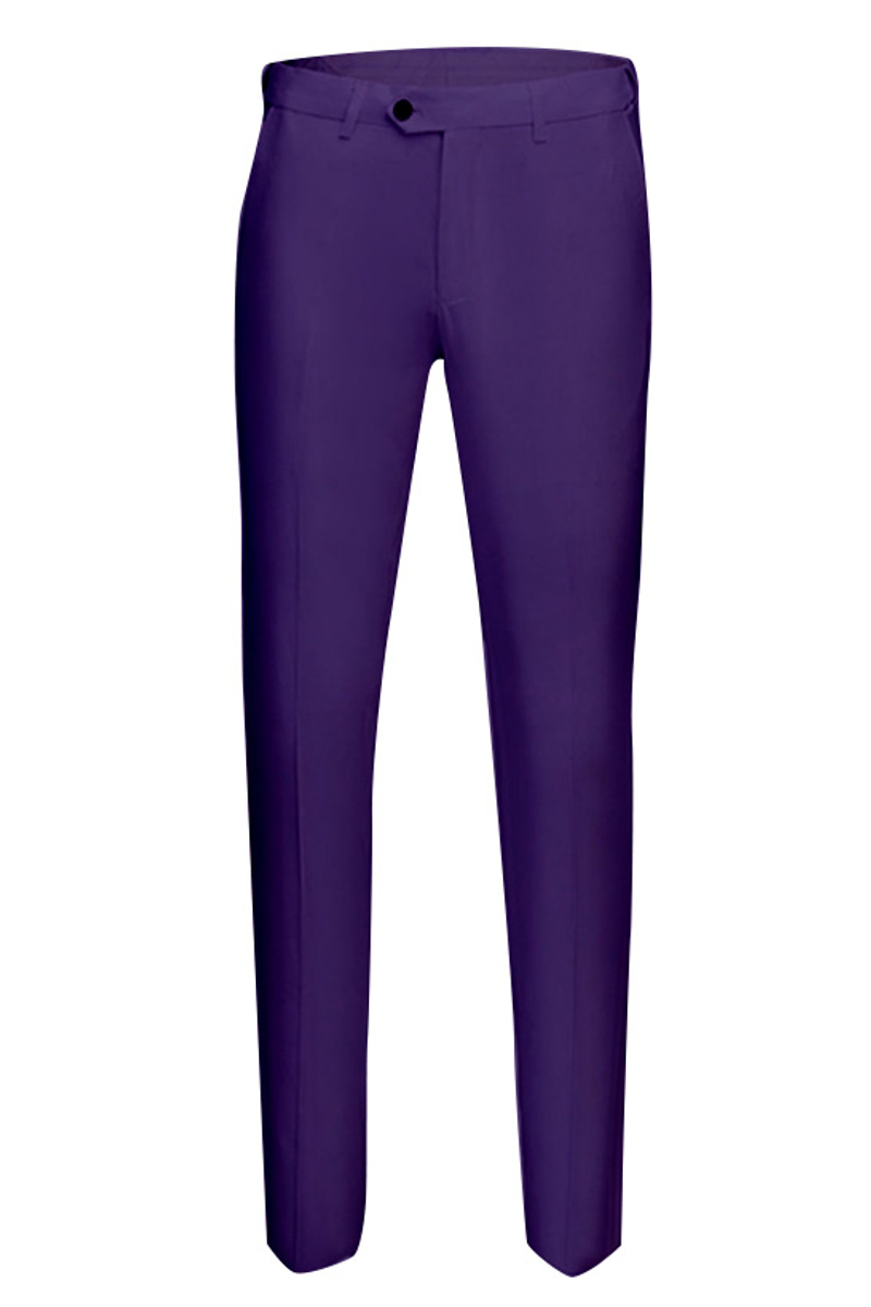 Marco Purple Point Lapel Double-Breasted Fashion Suit Online