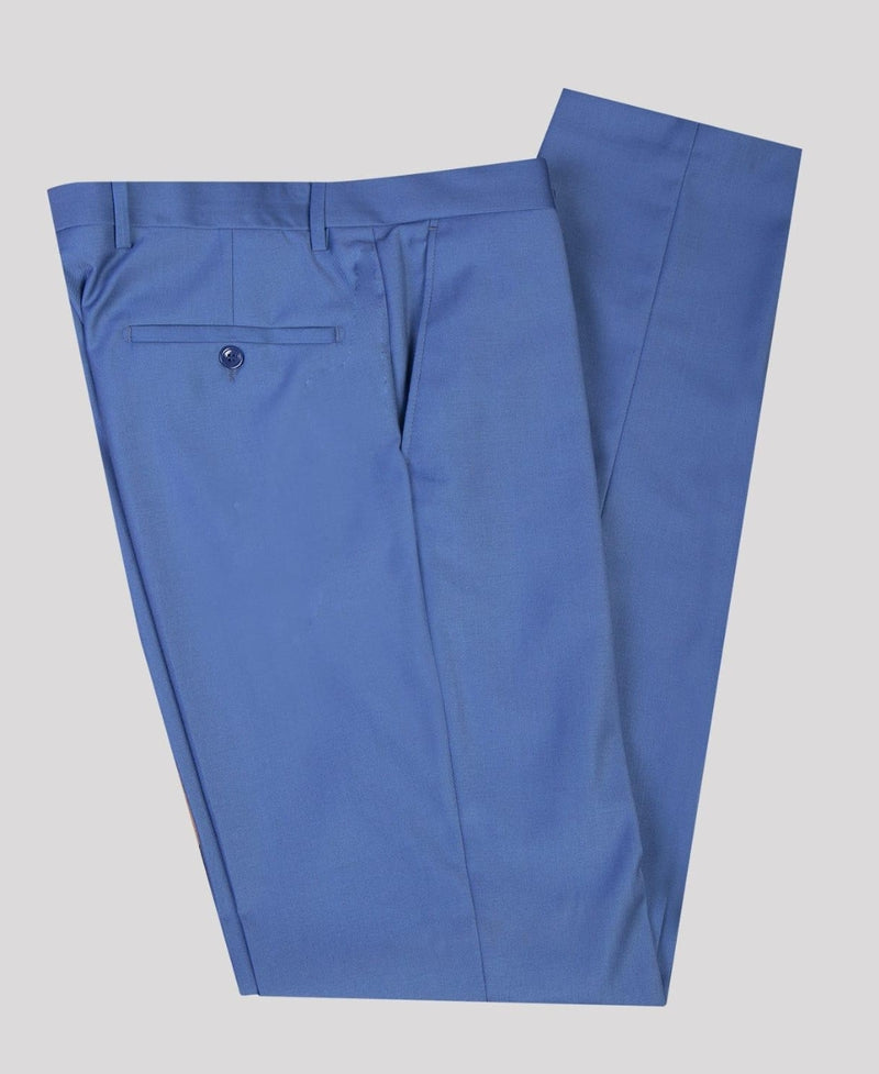 Blue Three-Piece Simple Slim Business Suit