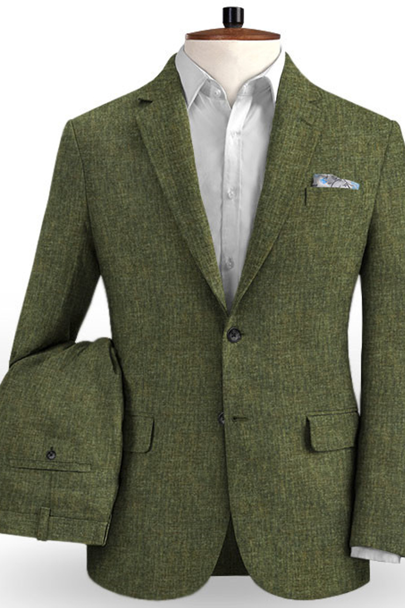 Matthew Green Notched Lapel Prom Suit Slim Fit Tuxedo