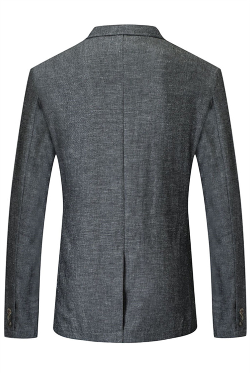 Henry Dark Grey Summer Linen Fashion Men Suit