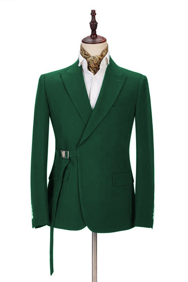 Tucker Hunter Green Slim Fit Handsome Men Suit Online Prom