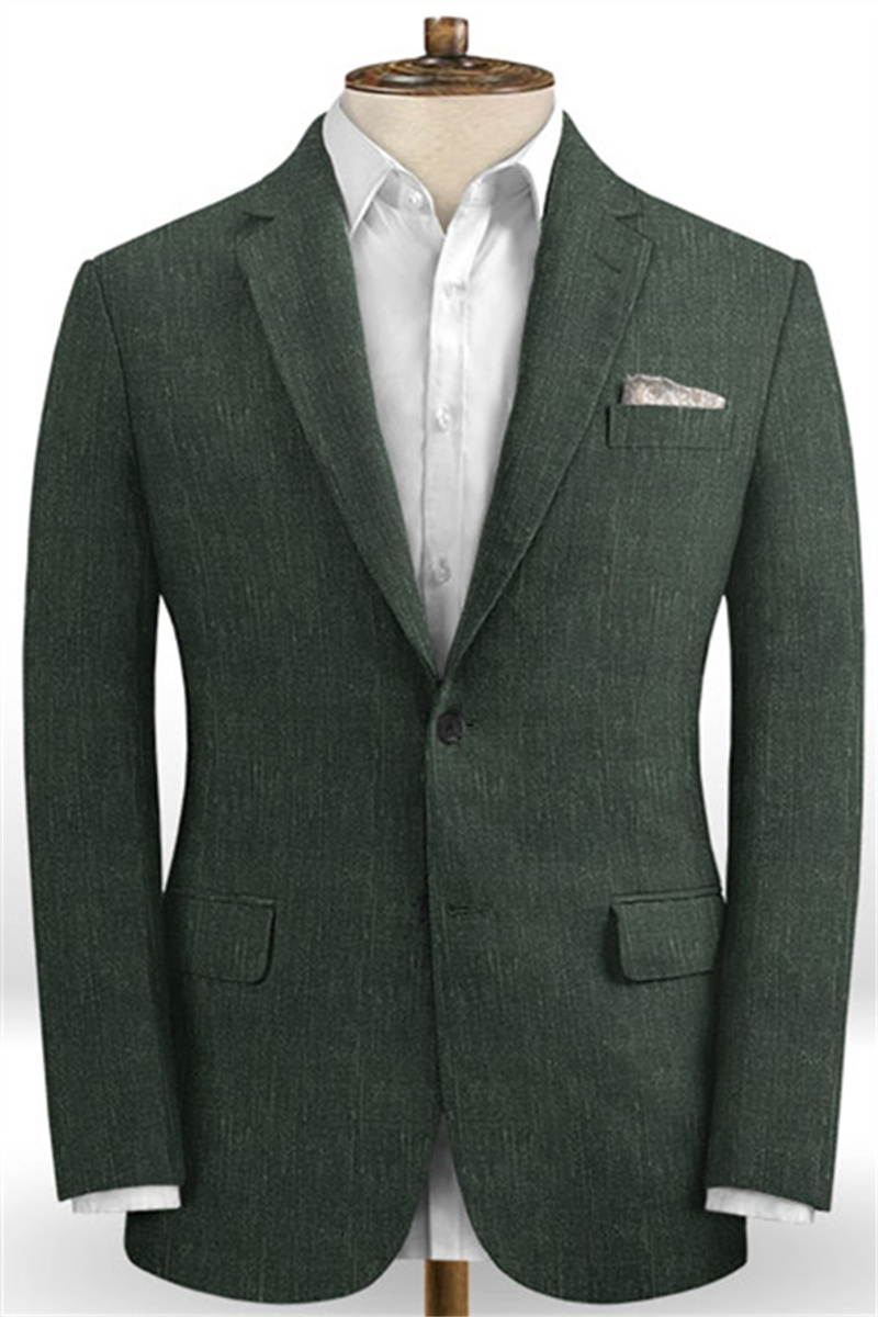 Dark Green Prom Suit Online Two Tuxedos