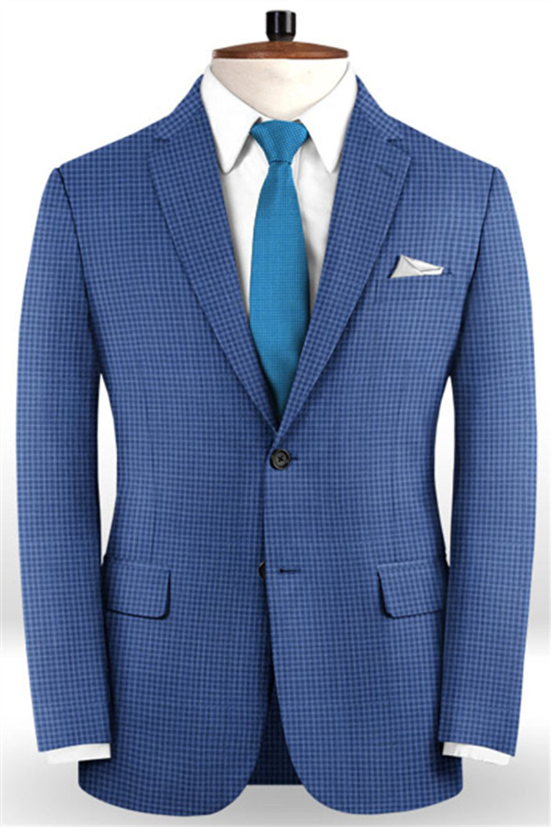 Elegant Slim Groom Tuxedo Two-Piece Groomsmen Suit Formal Business