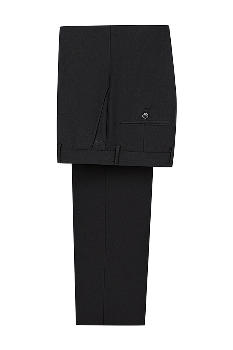 White Shawl Collar Men's Jacquard Three-Piece Wedding Suit