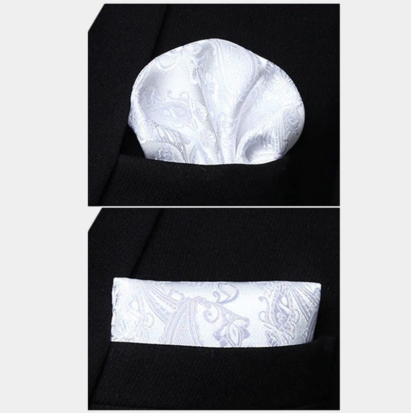 Silk White Paisley Slim Fit Waistcoat Online