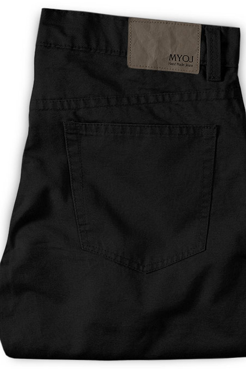 Men Black Mid Waist Zip Flying Pants