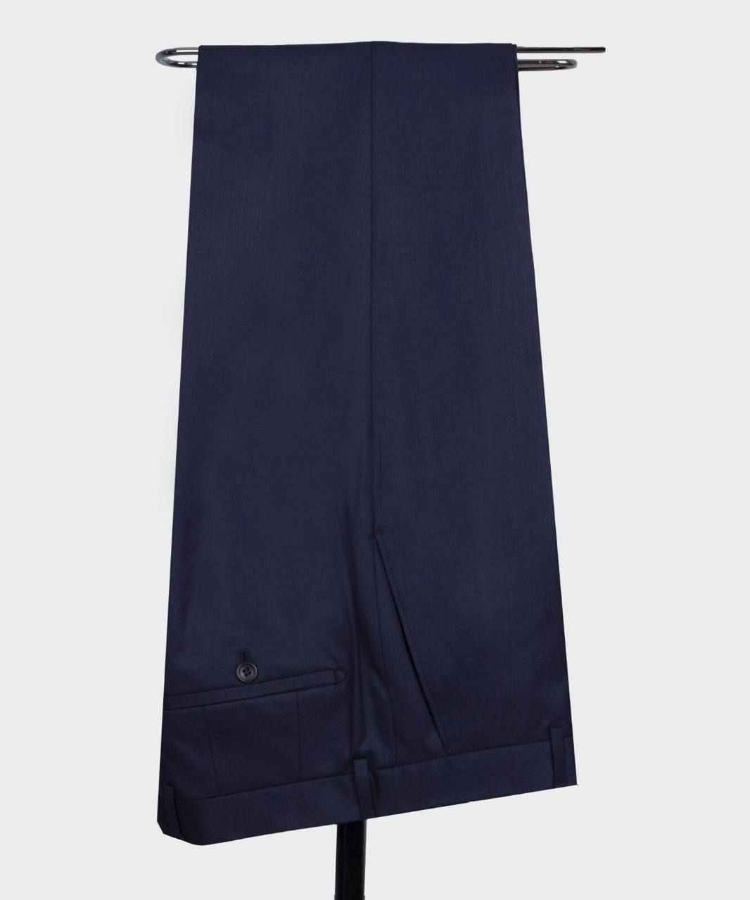 New Arrival Dark Blue Point Collar Double-Breasted Suit