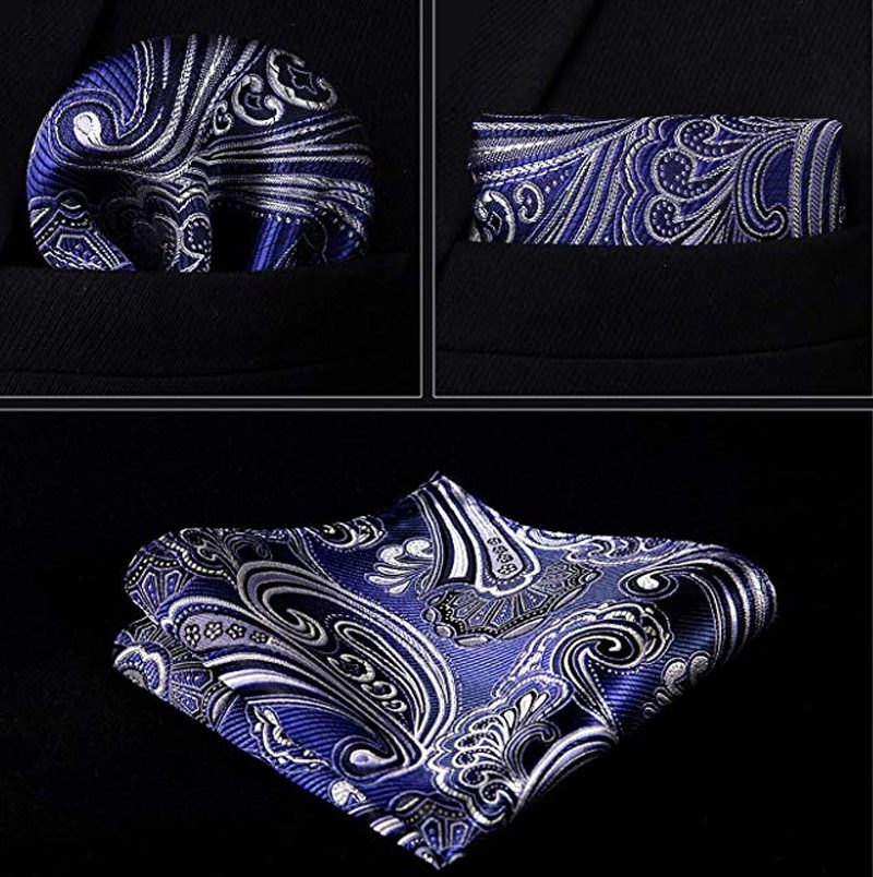 Trendy Cobalt Blue Paisley Ball Men Tank Top Online