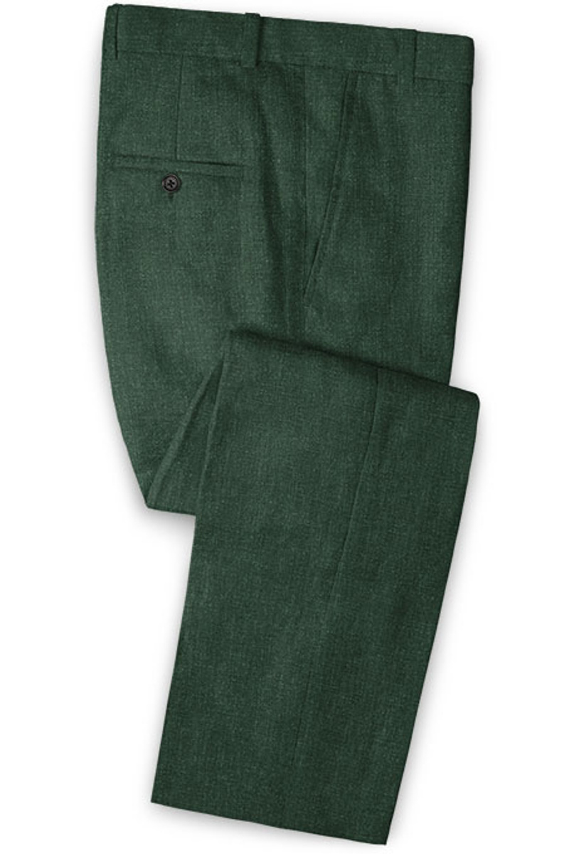 Dark Green Two-Button Prom Suit Notch Lapel Suits Online