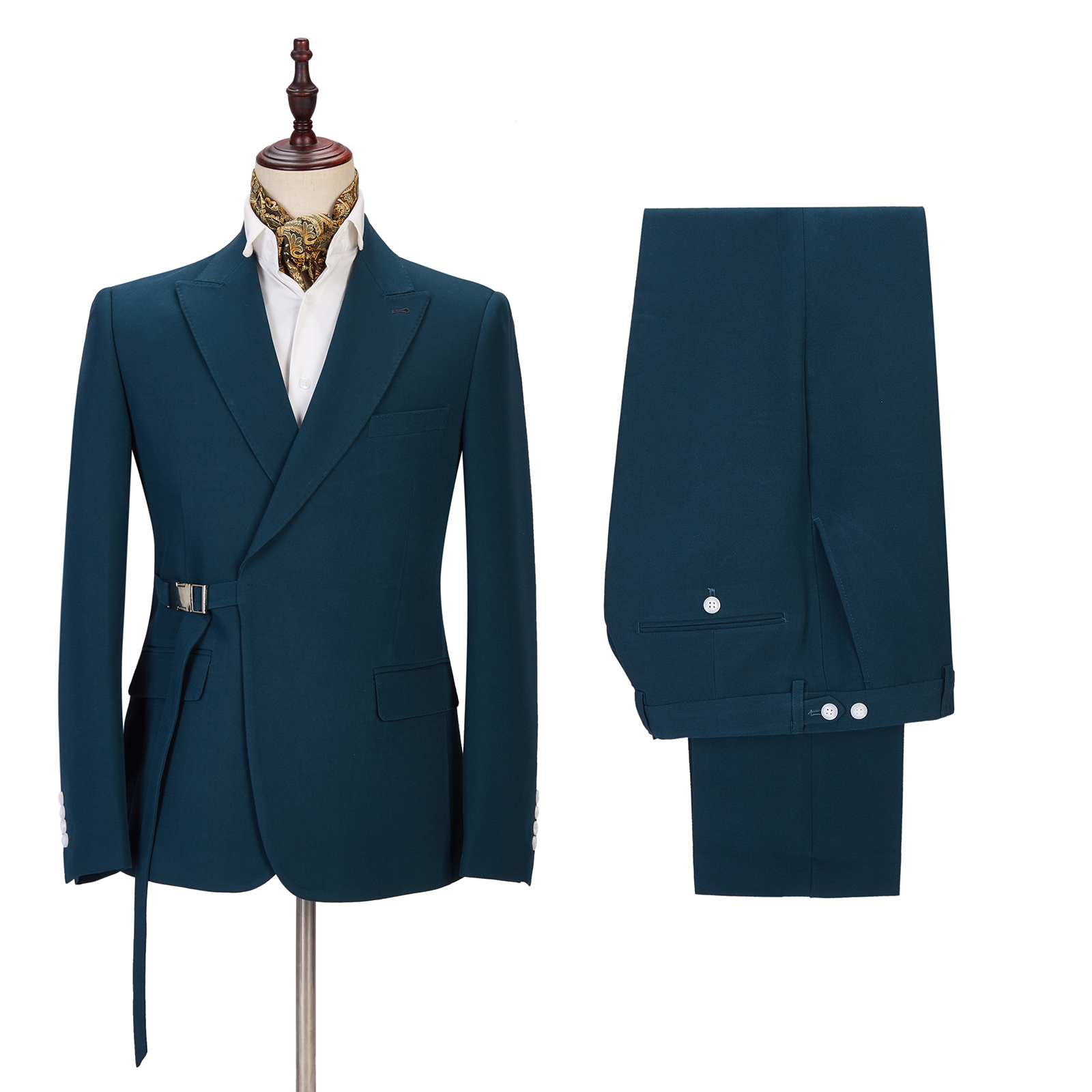 Alan Fashion Point Lapel Slim Fit Business Suit