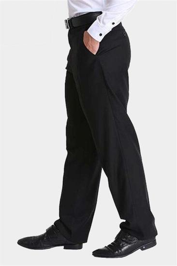 Formal Occasion Black Suit Mens Pants | Black Gentleman's Pants_1