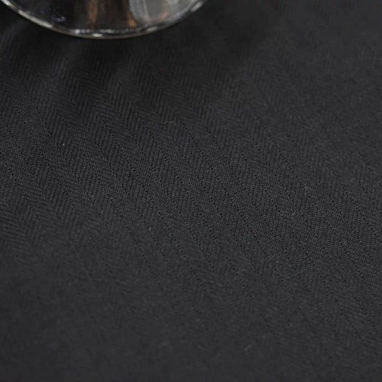 Modern Black Herringbone Notch Lapel Men's Suit | Men's Three Piece Suit_6