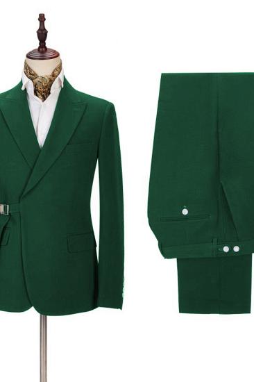 Tucker Hunter Green Slim Fit Handsome Men Suit Online Prom_2