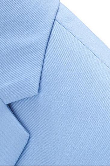 Classic Sky Blue Men Suits | Three Piece Men Suits On Sale_5