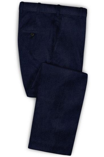 Dark Blue 2  Design Mens Suits | Notch Lapel Slim Fit Tuxedo Online_3