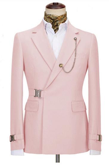 Carter  design pink notched lapel special button two-piece business men's suit