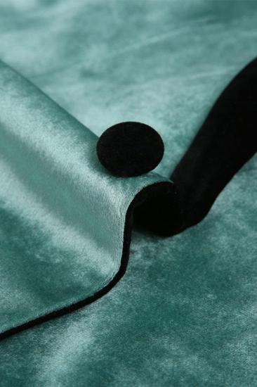 Turquoise Velvet Tuxedo Jacket |  Scott One-Button Prom Blazer_3