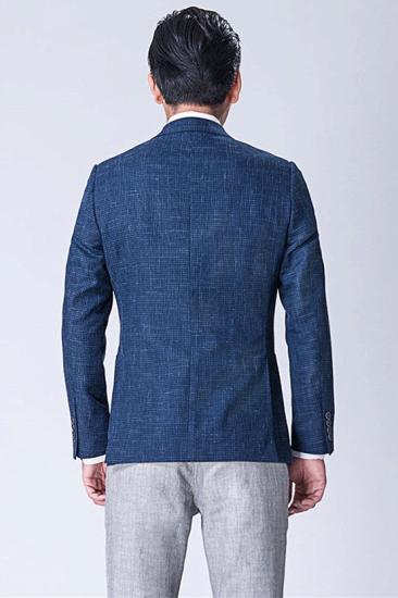 Mens Dark Blue Business Jacket |  Blazer_2