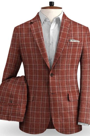 Fashion Notch Lapel Mens Suits Online | Two Piece Formal Business Tuxedo_2